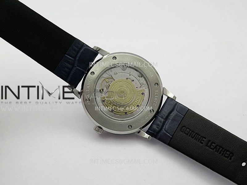 Saxonia Thin 211.026 SS SVF Best Edition Blue Star Dust Dial On Blue Leather Strap A2892